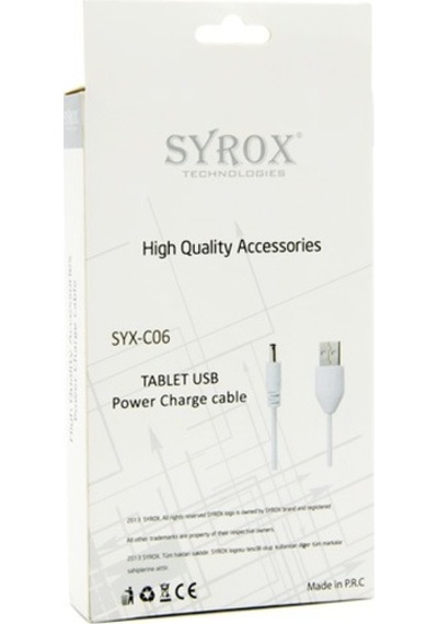 Syrox Syx-C06 Tablet Kalın / 1.0A / Kabl