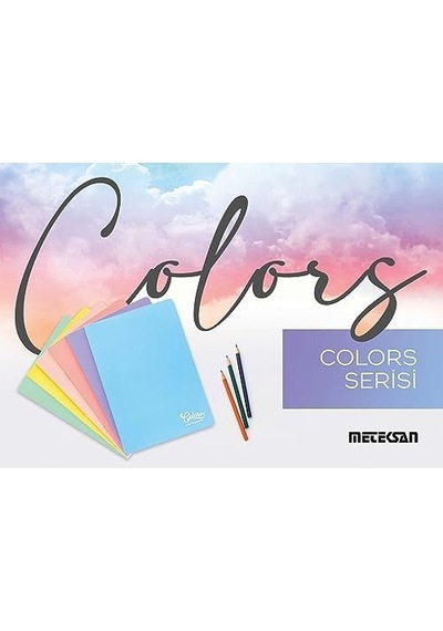 A4 60 Yaprak Kareli Defter 3&apos Lü Paket, Somon, Pembe, Mavi