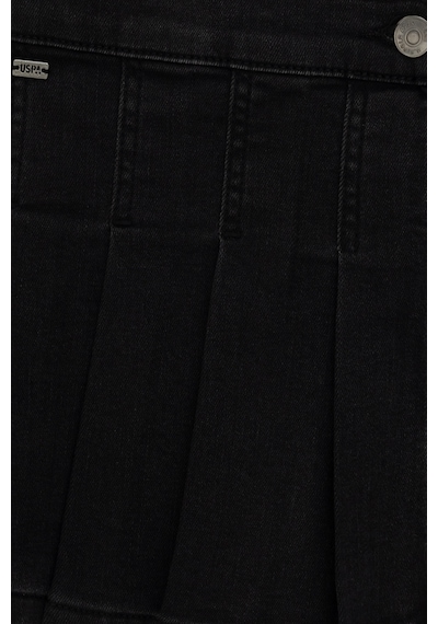 U.S. Polo Assn.  Kız Çocuk Siyah Jean Şort Etek 50298209-DN0027