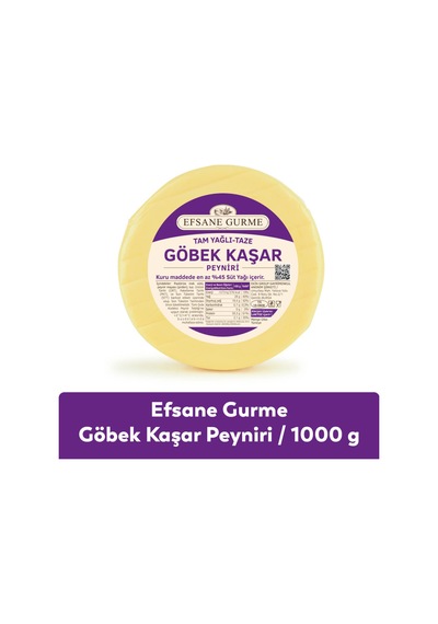 Efsane Gurme Göbek Kaşar Peyniri 1 Kg