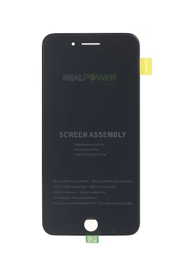 Realpower Apple Uyumlu iPhone 8 Plus Lcd Ekran Dokunmatik Hq Siyah