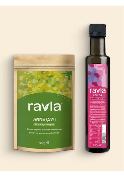 Ravla Anne Çayı -120 G - Ravla Lohusa Bitkisel Yağ Karışım 250 Ml