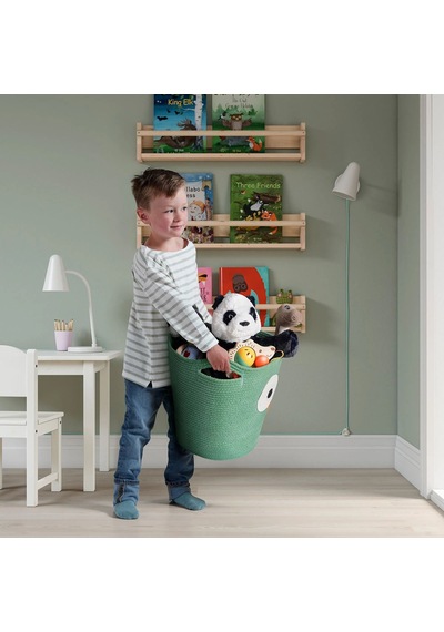 Ikea Kramıg Peluş Oyuncak 30 Cm Siyah - Beyaz