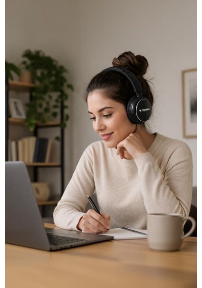 Özel Seri Müzik Aksesuarı Kablosuz Cihaz Ses Dinleme Bluetooth Kulaklık Hd20 Siyah