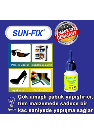 Sun-Fix Çabuk Yapıştırıcı, Sekunden Kleber