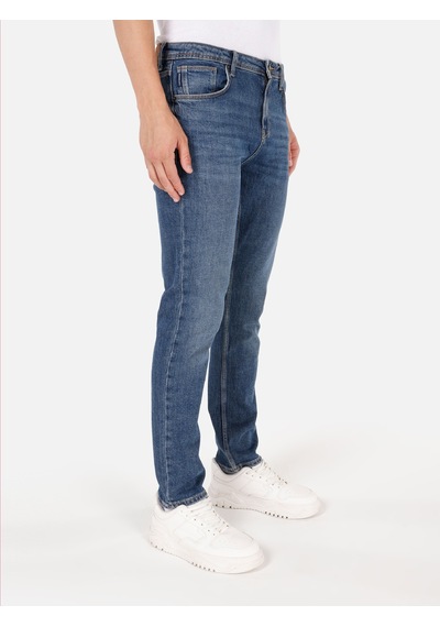 Colin's Colins 044 Karl Normal Kesim Düşük Bel Düz Paça Mavi Erkek Pantolon Cl1071243 Denim