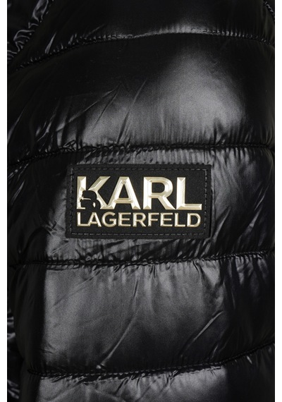 Karl Lagerfeld Kadın Mont Lwqmp810-blk Siyah