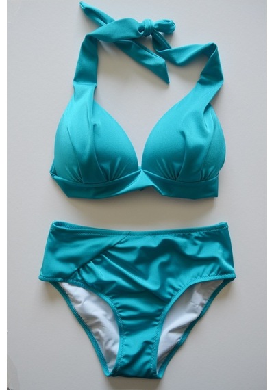 Beria Kadın Yarım Dolgulu Turkuaz Bikini Takımı