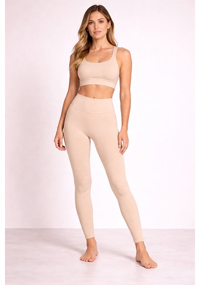 Pantofit Şardonlu Yüksek Bel Kadın Tayt Toparlayıcı Slim Fit Kışlık Ka Çok Renkli