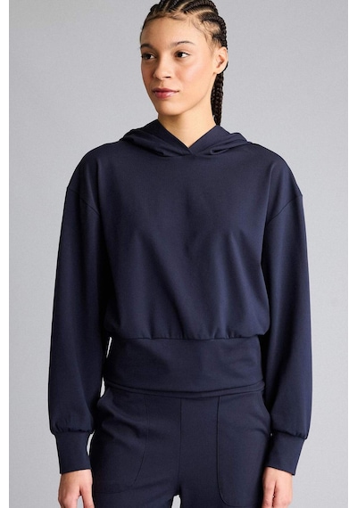 Defacto Kapüşonlu Sporcu Sweatshirt G5664ax25wnnv243 Lacivert-nv243