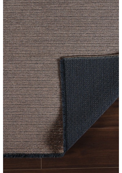 Modern Desenli Yıkanabilir Şönil Dokuma Saçaklı Kaymaz Taban Salon Mutfak Halı Kilim Vizon