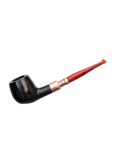 Peterson Christmas 2024 Copper Spigot Ebony 86 Filtresiz Akrilik Saplı Pipo 206281