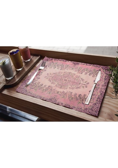 Turkıshrug Kıngdom Şık Tasarımlı Renkli Sofra Altlığı Polyester