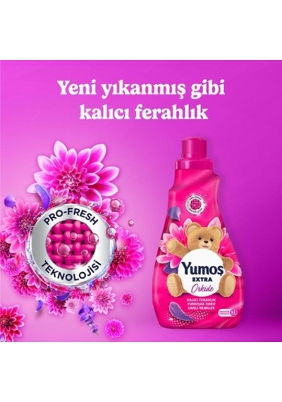 Konsantre Çamaşır Yumuşatıcı Orkide 1008 Ml Mükemmel Yumuşaklık 100'lü Set