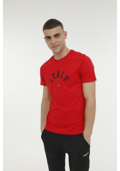 Lumberjack Ml Robert 11Ct1044 3Fx Kırmızı Erkek Kısa Kol T-Shirt Kırmızı