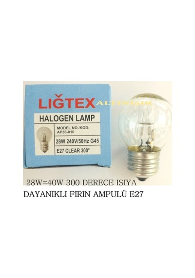Fırın Ampulü 28W 40W E27 300 Derece 28 Watt Fırın Ampul 300 Derece