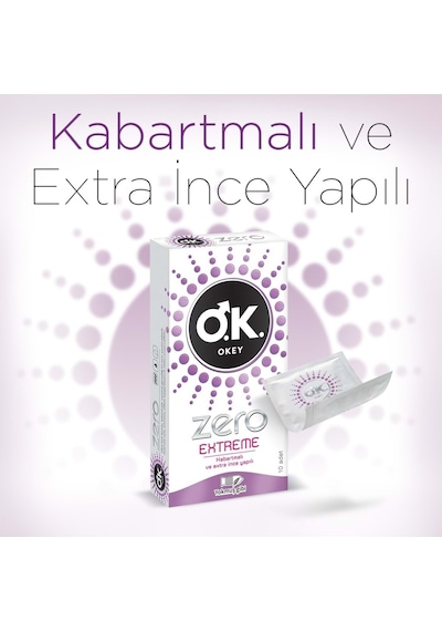 Okey Zero Extreme Prezervatif 3 x 20'li