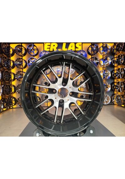 4 Adet Slk-1463 8 15 4 100 Et35 Black Mack Jant Revize Edilmiş Takım
