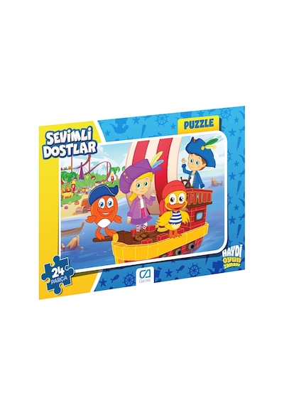 Ca 5121-5122 Sevimli Dostlar Frame Puzzle 35 Parça-Ca Games
