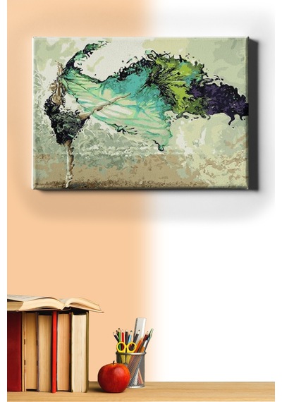 Webstyle Sayılarla Boyama Seti Kasnaklı Dansın Rengi 40 X 50 Cm