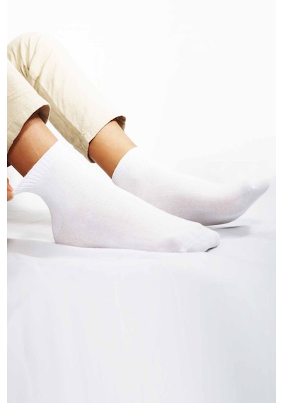 Kral Socks Erkek Bambu Çorap Patik Düz Desen 5 Çift Kutulu Dikişsiz Dokuma Parfümlü Kısa Çorap Asorti