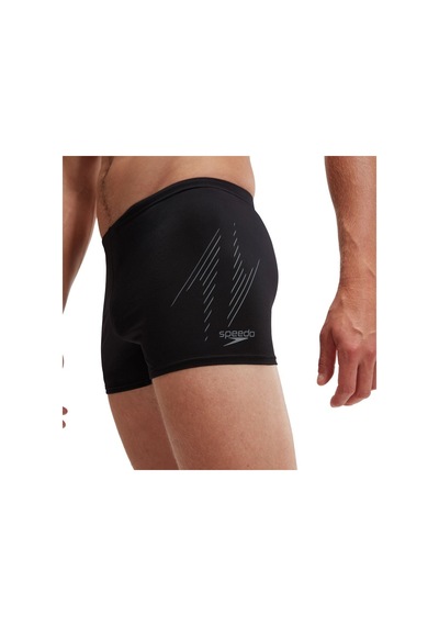 Speedo Hyperboom Placement Aquashort Erkek Yüzücü Mayosu Siyah