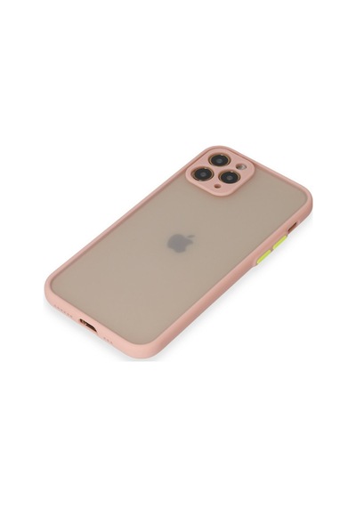 Apple Uyumlu - iPhone 11 Pro Kılıf Montreal Silikon Kapak - Pembe