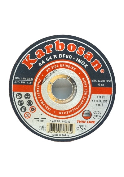 İnox Metal Kesici Disk 115mmx1.0x22 50001