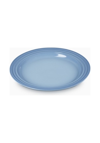 Le Creuset Renkli Dayanıklı Tasarım Seramik Kahvaltı Tabağı 22 Cm Açık Mavi