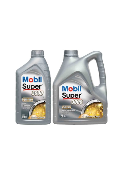 Mobil Super 3000 X1 5W-40 Tam Sentetik Motor Yağı 4 L + 1 L