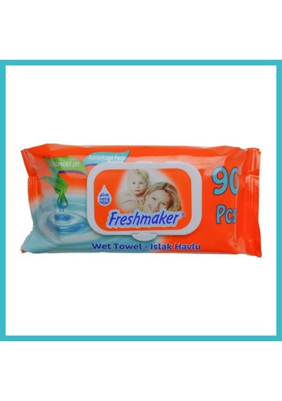 Freshmaker Fresh Days Islak Havlu 90'lı 6 Adet Dfnbez Tekli
