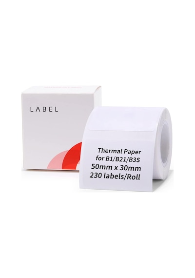 Niimbot T50x30mm 230 Adet Beyaz Etiket B1,b21s,b3s