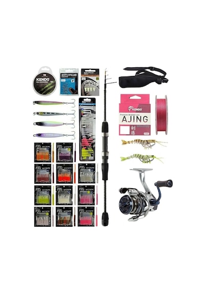 Yekoutdoor Pro Lrf Seti Okuma Lrf-tele-706ul 212cm 1-8 Gr Lrf Kamışı&okuma Safyre 2500a Olta Makinesi 1 Adet