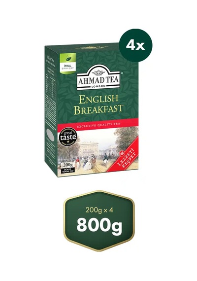 Ahmad Tea Englısh Brekfast 4 Lü Avantaj Paketi 800 Gr 4 X 200 Gr Dökme Çay