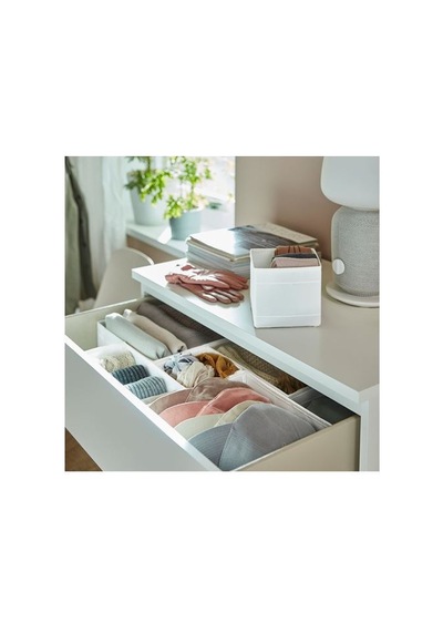 Ikea Skubb 6 Parça Çekmece İçi Organizer Seti 14 X 14 X 13 / 28 X 14 X 13 / 28 X 28 X 13 Cm Beyaz