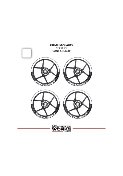 Honda Adv 350 Jant Şeridi Yarım Jant Kaplama & Adv 350 Yazı Sticker Seti 92932047