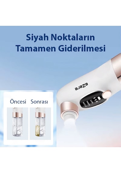 Ezere Su Hazneli Şarjlı Vakumlu Siyah Nokta Temizleme Cihaz