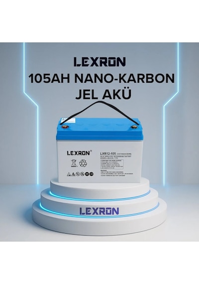 Lexron 105ah-12v Nano-karbon Jel Akü