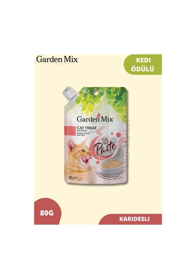 Garden Mix Tavuk Ve Karidesli Ezme Kedi Ödülü 80 Gr X 3 Adet