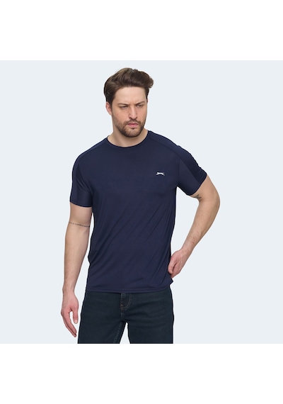 Slazenger VISHAL KTN Erkek  Lacivert Tişört
