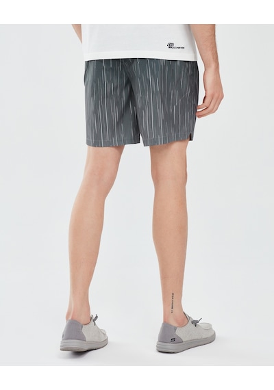 Skechers Swimwear M 7 Inch Swimshort Erkek Siyah Deniz Şortu S241141-001 Siyah