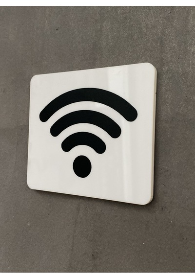 Beyaz Minimal Seri Wı-fı Wi-fi Levhası