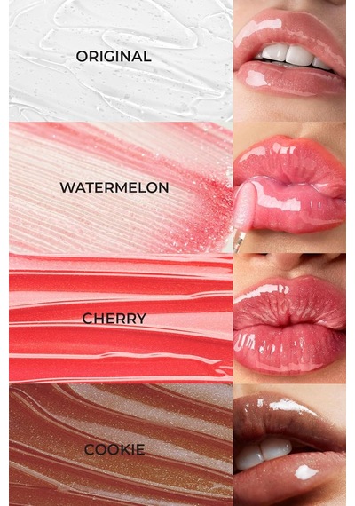 Cherry Lip Oil Gloss Dolgunlaştırıcı Efekt Nemlendirici, Parlatıcı Simli Dudak Yağı 5 Ml, Kiraz