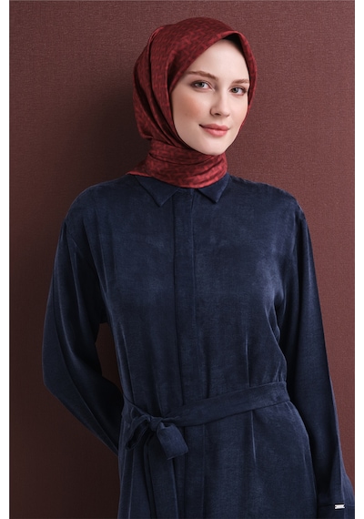 Armine Sura İpek Eşarp 2026-2027 - Sonbahar Kış-asm9622 Kırmızı