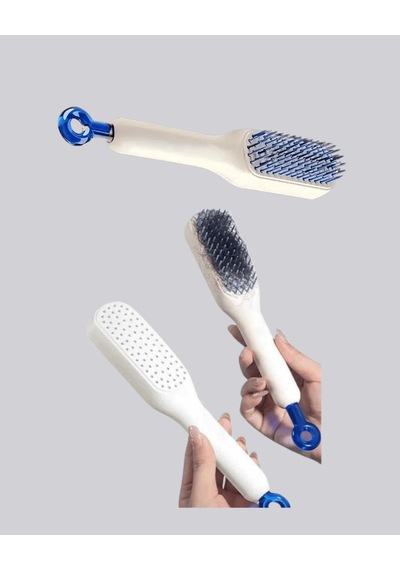 Ergonomik Saç Tarağı, Kendini Temizleyen, Abs Gövde, Silikon Diş 0 57124055