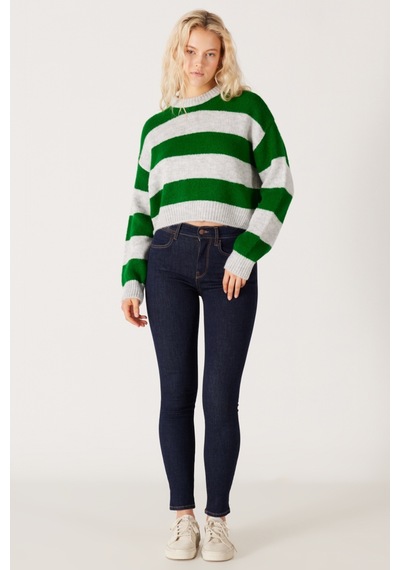 Wrangler High Rise Skinny Fit Dar Kesim Yüksek Bel Çok Dar Paça Lacivert Kadın Esnek Jean Denim Kot Pantolon W27H01736 Koyu Lacivert Wrangler High Rise Skinny Fit Dar Kesim Yüksek Bel Çok Dar Paça Lacivert Kadın Esnek Jean Denim Kot Pantolon W27H01736 Koyu Lacivert