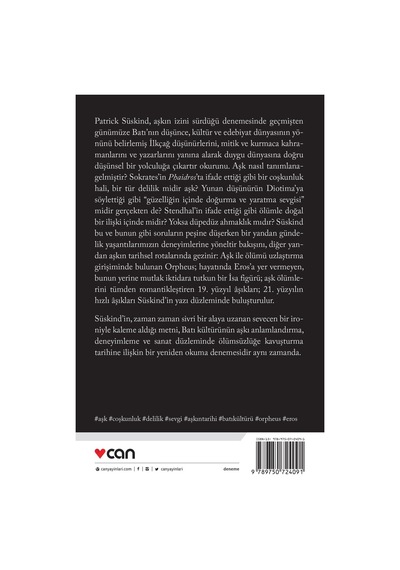 Aşk Ve Ölüm Üzerine  -  Can Yayınları