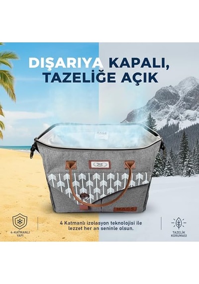 Ayrex Kadın Termal Çanta, Yalıtımlı Yemek Taşıma, Bayan Beslenme Çantası, Sızdırmaz Beslenme Kutusu, Yetişki Diğer
