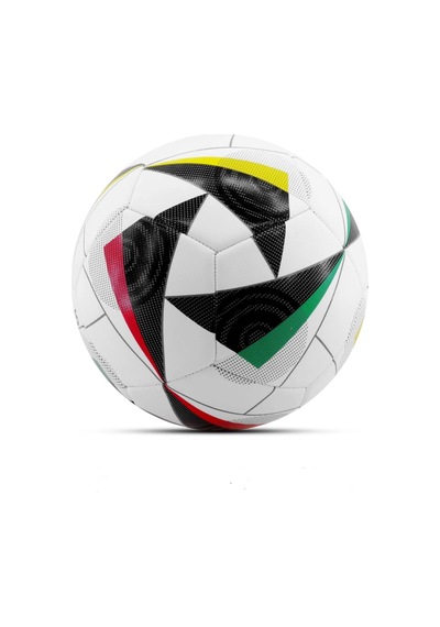 Pompa Hediyeli No:5 Futbol Topu Dayanıklı Tpu Halı Saha Sert Zemin Uyumlu Dikişli Ft515 Çok Renkli