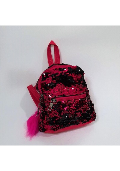 Fiyra Crn Fuşya Pullu Kız Çocuk Sırt Çantası 16cmx20cmx10cm Fuşya